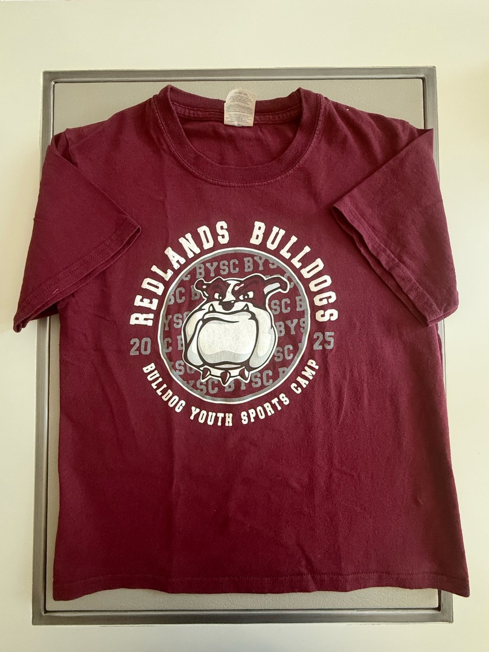 Bulldog Youth Sportscamp™ Classic Short-sleeve Graphic Tee Shirt | Size M (6-7)